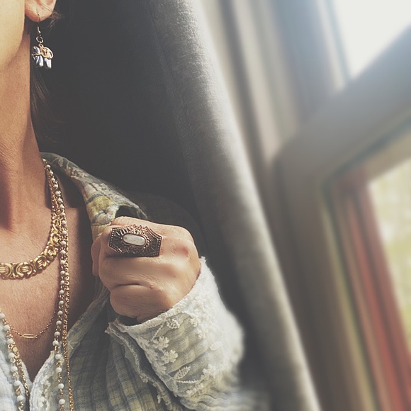 Vintage Hematite Earrings - Picture 3 of 8